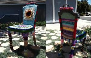 Yarn Bomb Chair