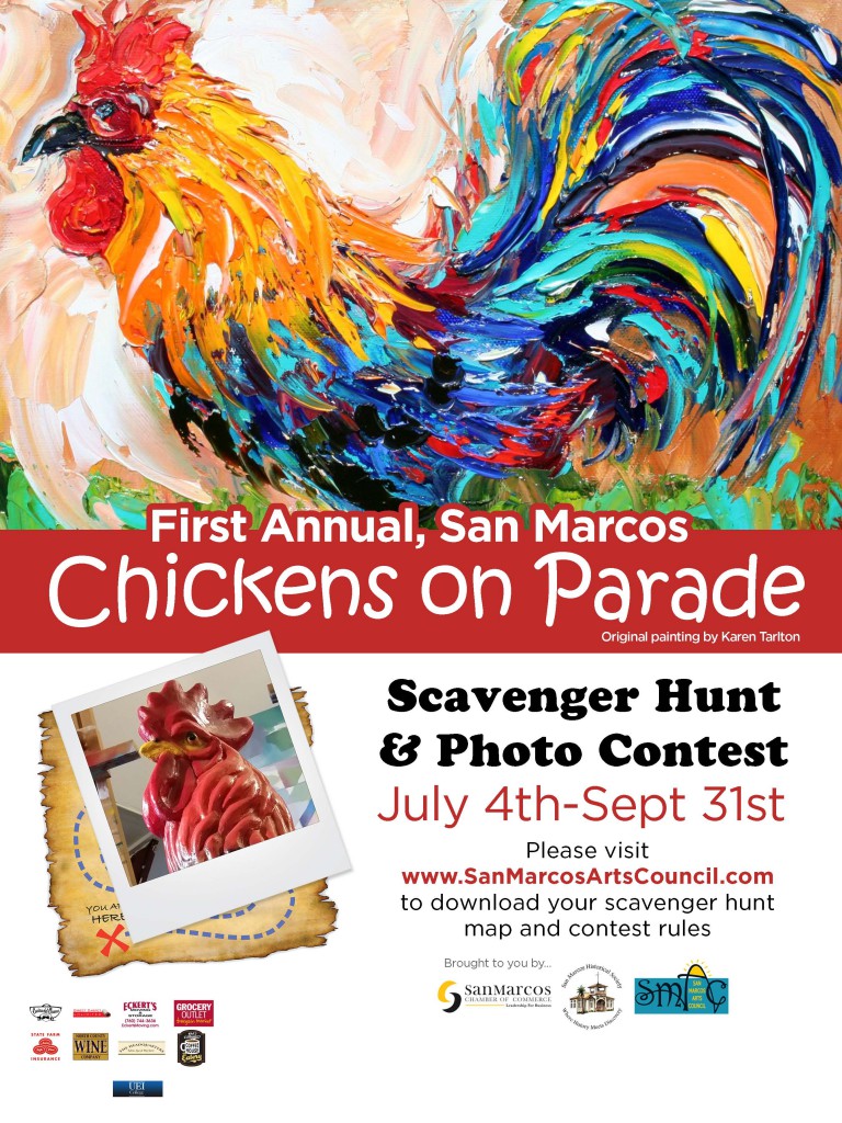 Chicken on Parade Poster