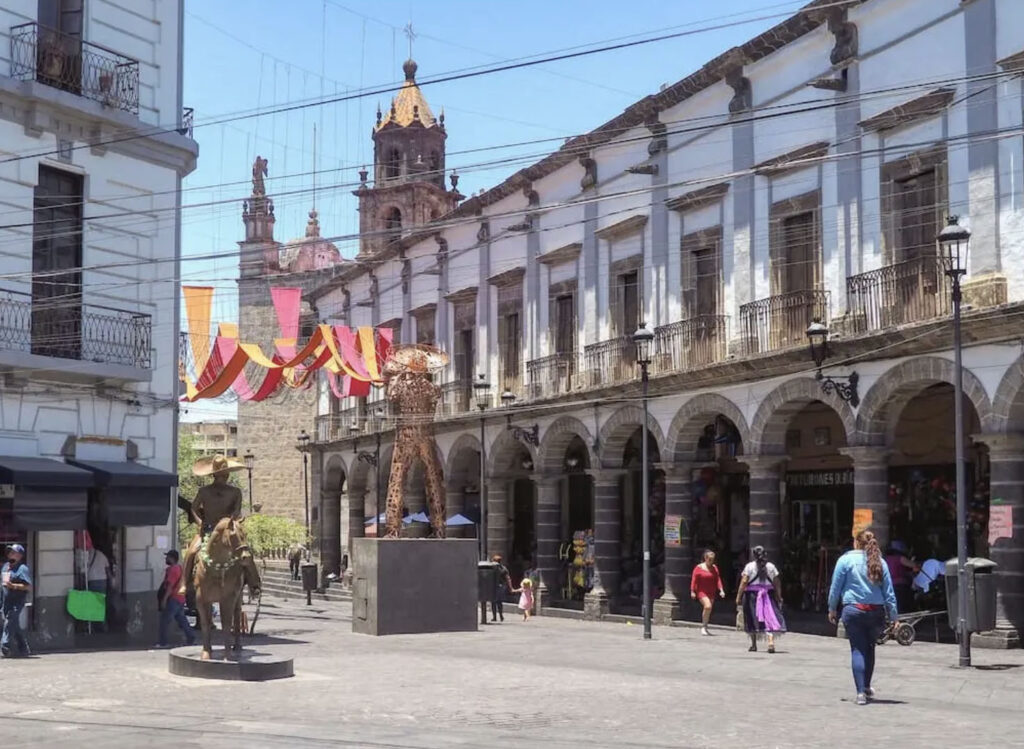 An image of Plaza de Mariachi, birthplace of Mariachi music in Guadalajara