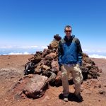 Professor Figg at Mauna Kea Summit