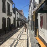 Portugal streets made of rock