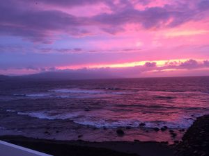 Sunset over the Atlantic